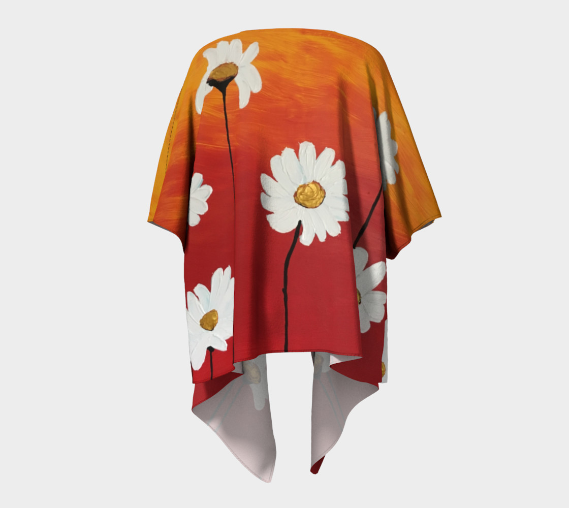 Daisy Sunset Draped Kimono preview #4