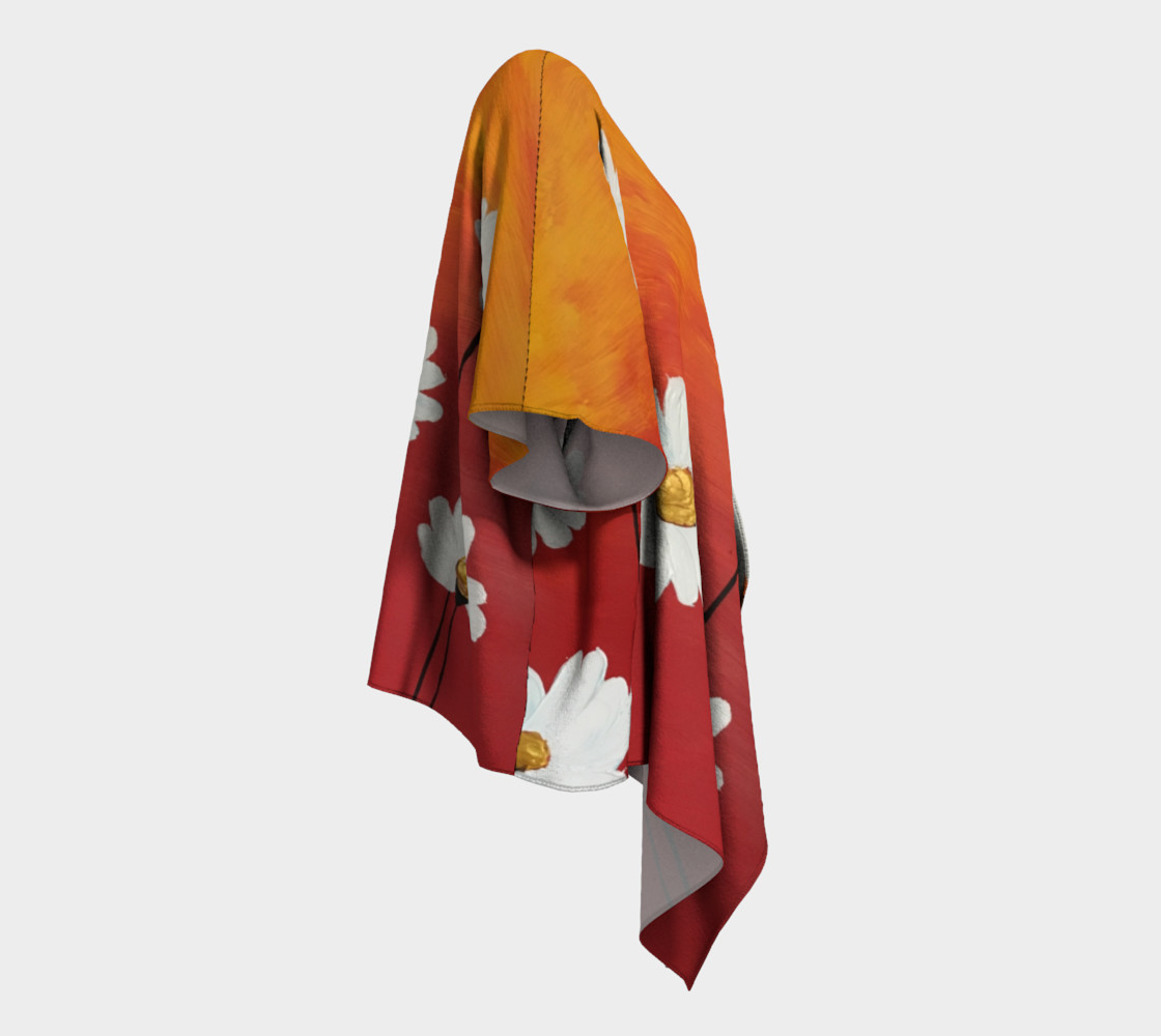 Daisy Sunset Draped Kimono preview #3