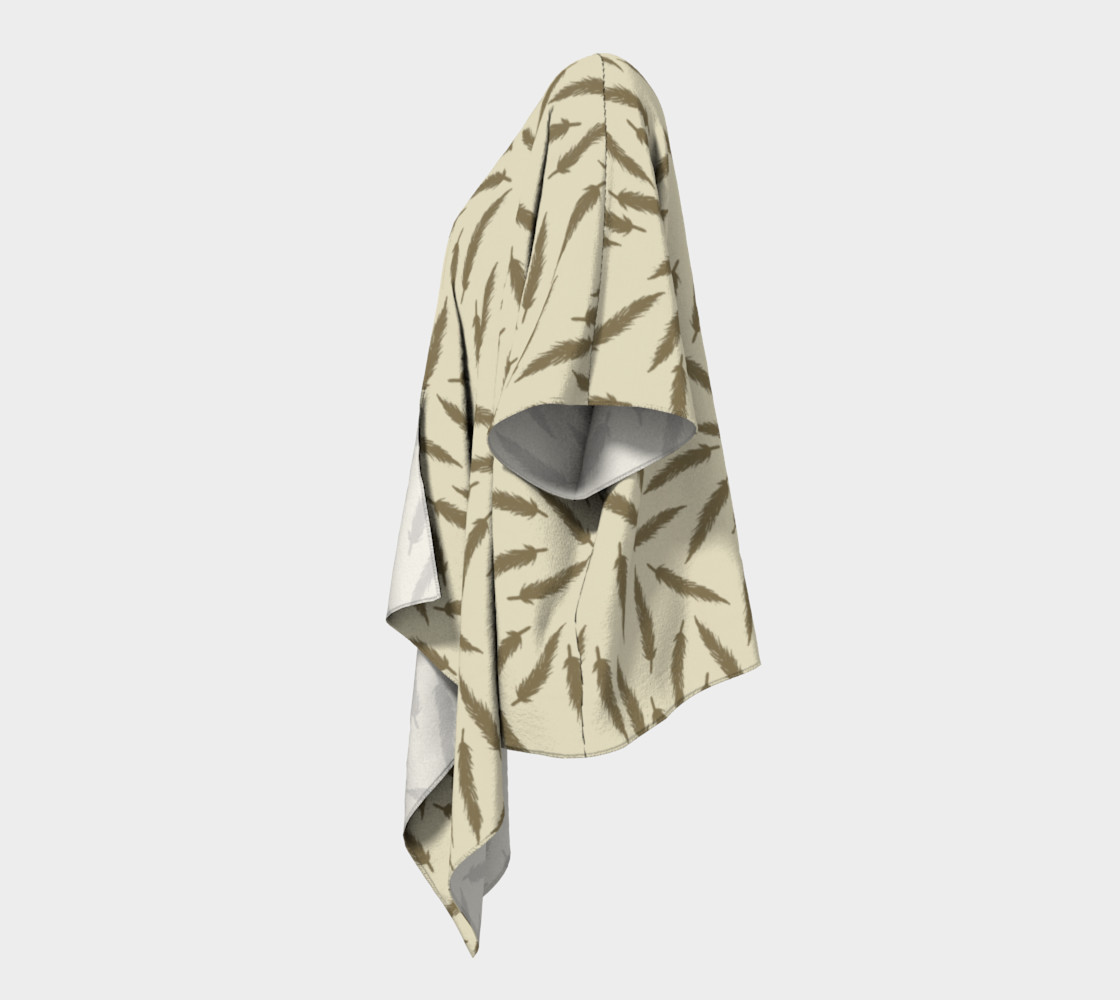 Rebel Draped Kimono in Two Sands preview #2