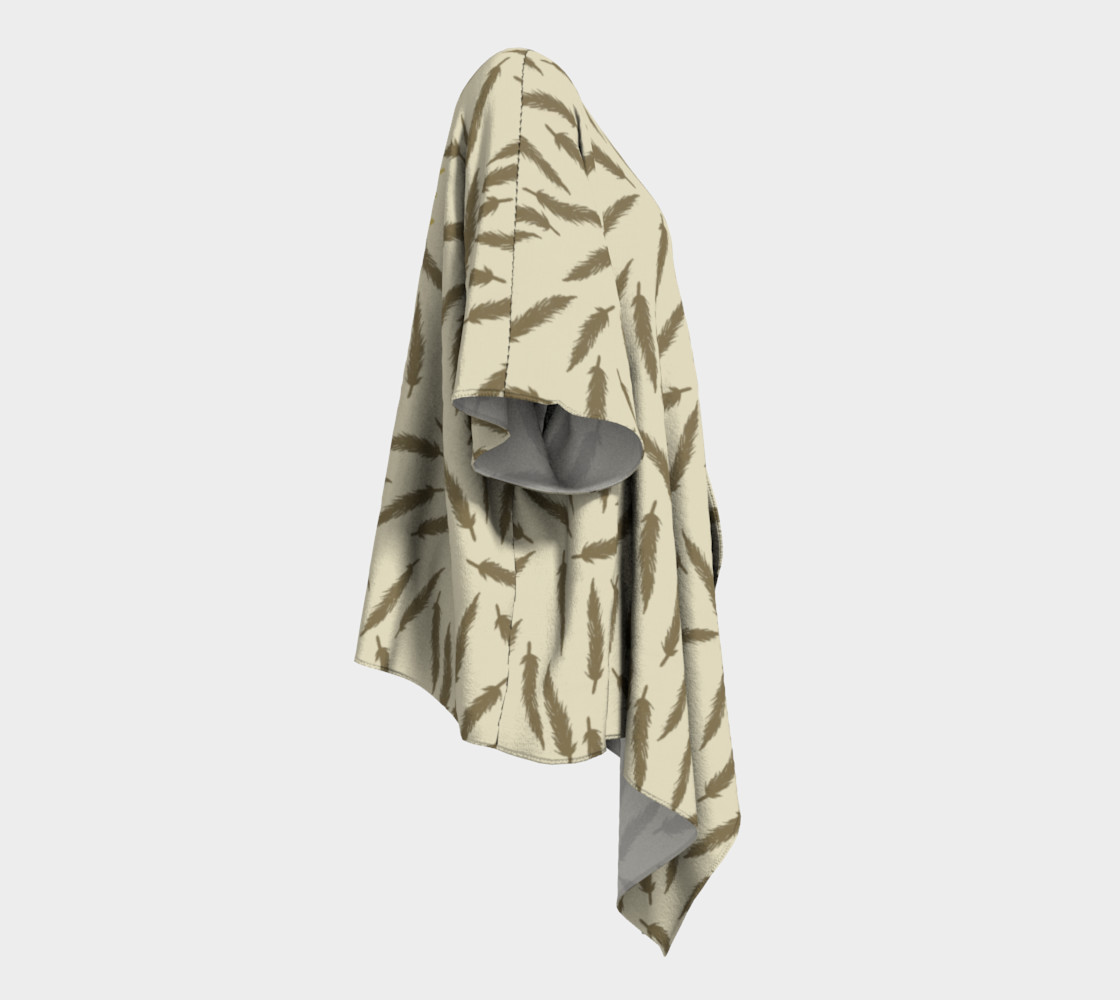 Rebel Draped Kimono in Two Sands preview #3