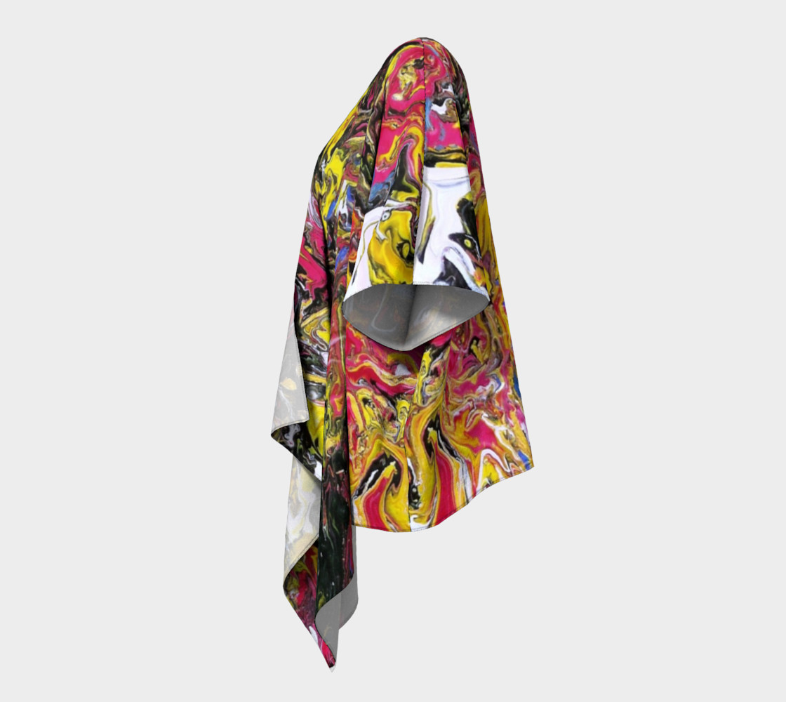Flash Art Draped Kimono preview #2