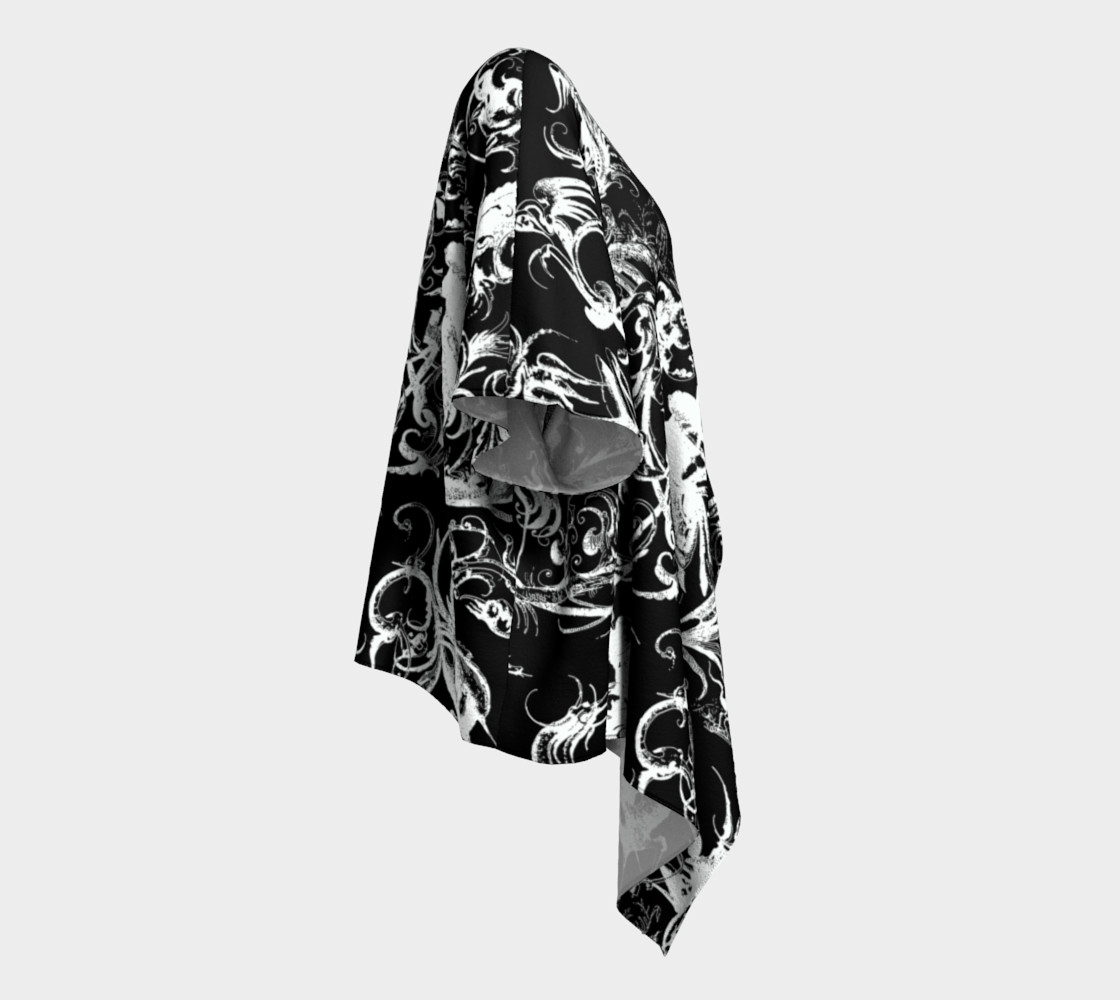 Grotesques B&W - Draped Kimono preview #3