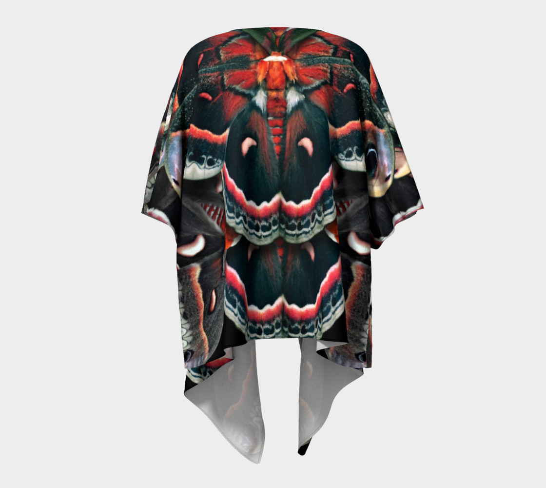 Mondo Cecropia Moth Draped Kimono preview #4