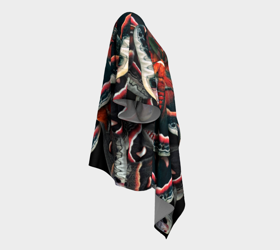 Mondo Cecropia Moth Draped Kimono preview #3