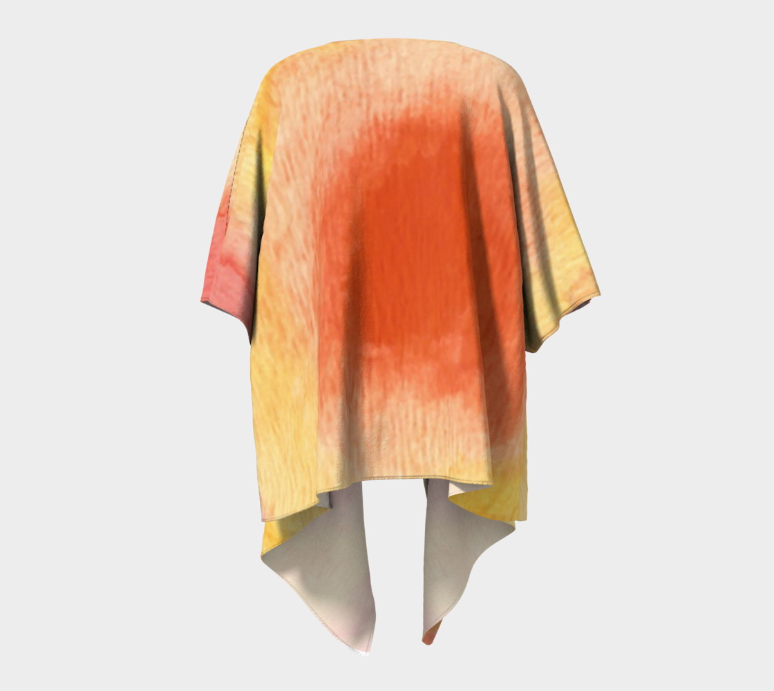 Poppy Paradise Draped Kimono preview #4