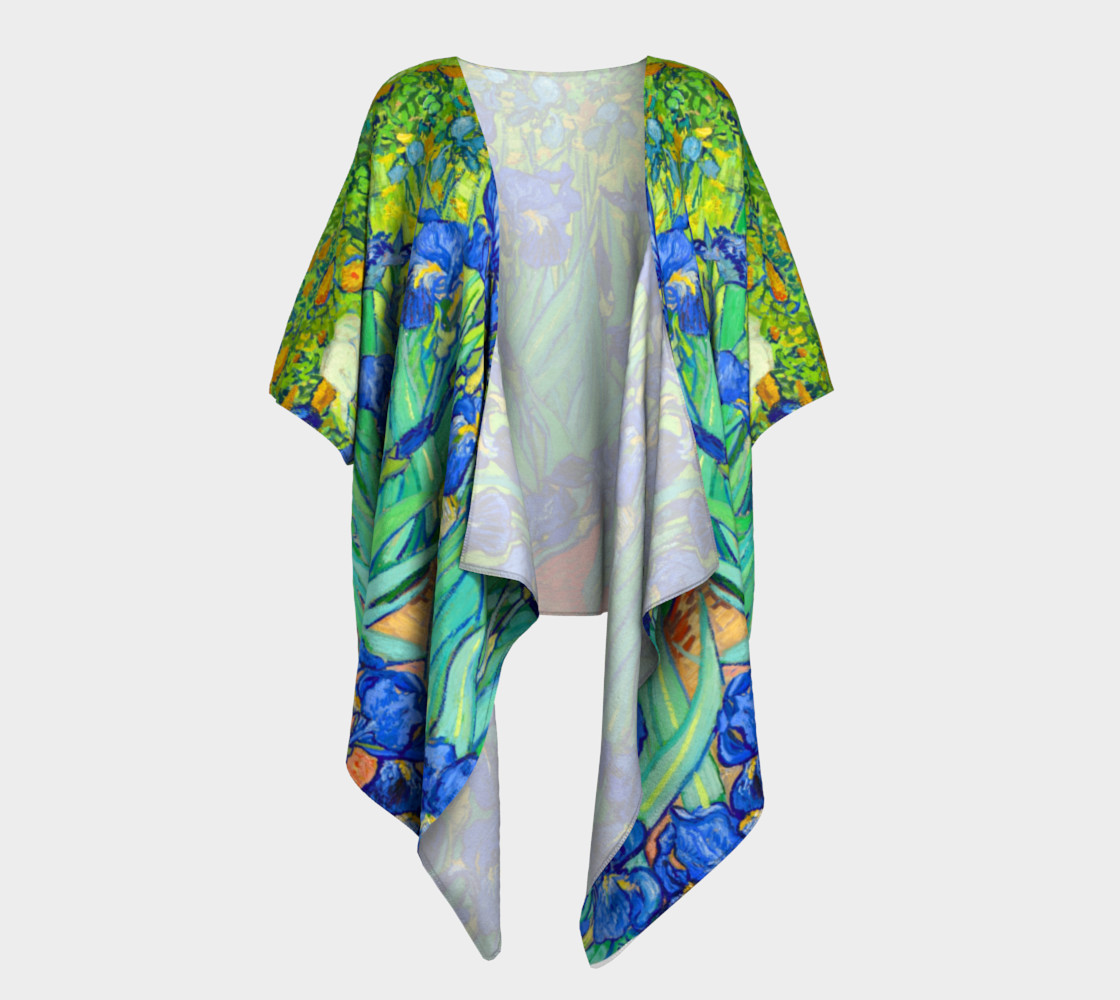 Iris by Van Gogh Kimono preview #1