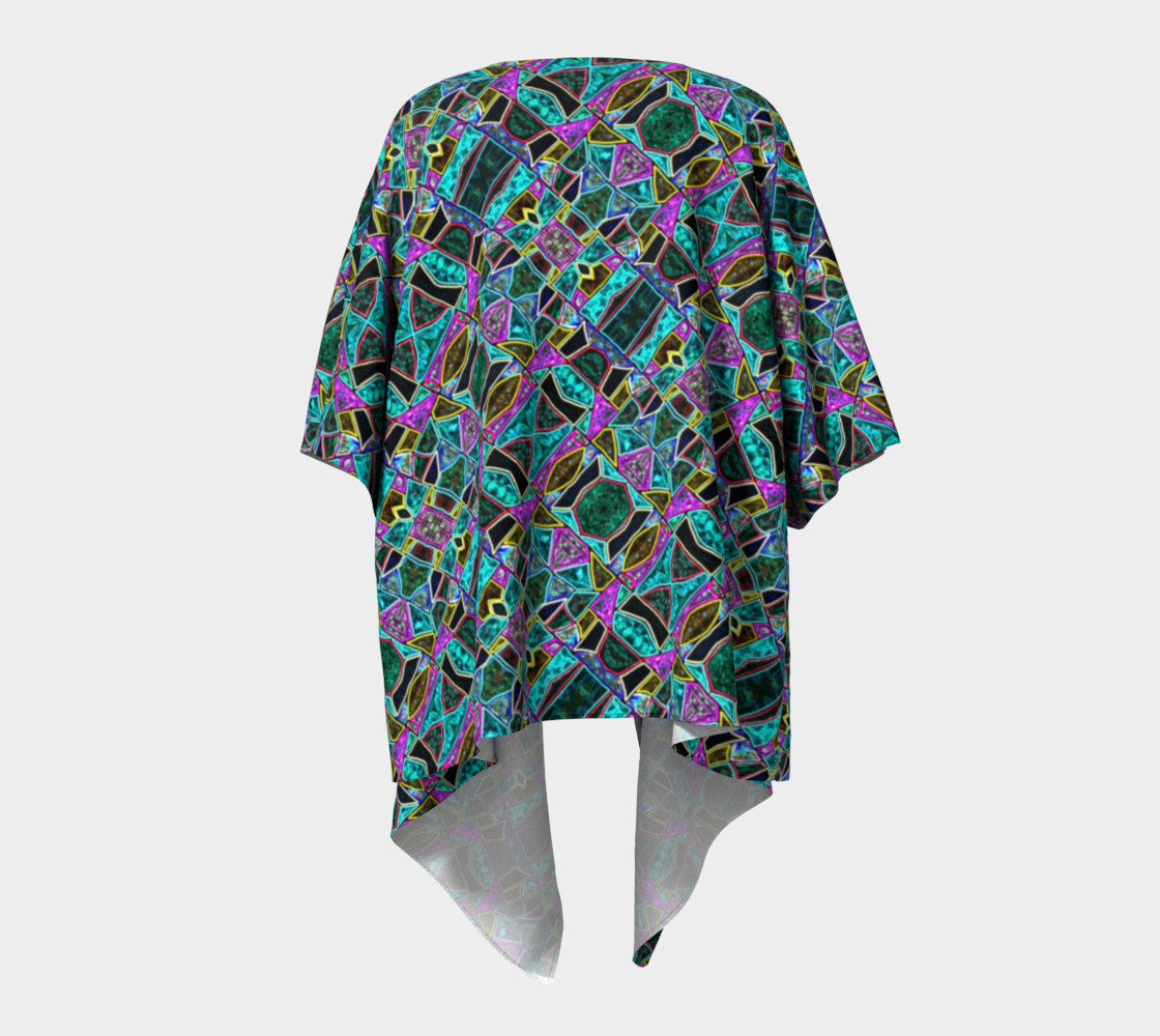 Peace Stained Glass Kimono Drape II preview #4