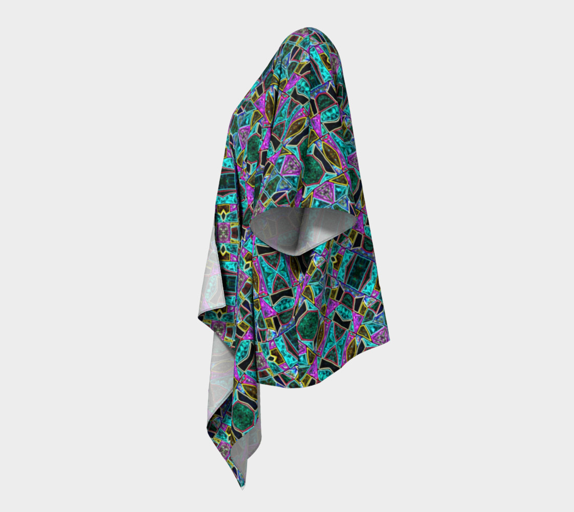 Peace Stained Glass Kimono Drape II preview #2