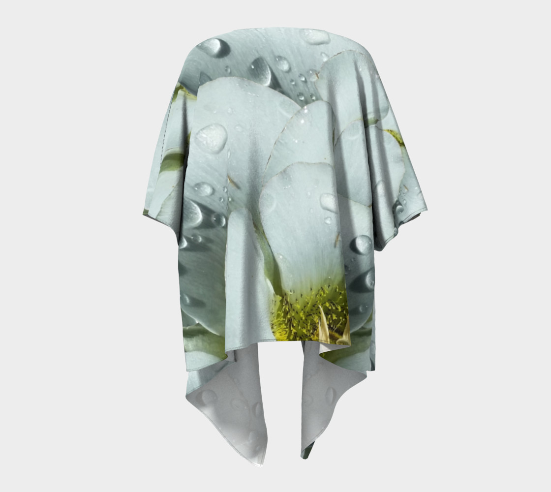 Aperçu de Mariposa Morning Dewdrop Draped Kimono #4