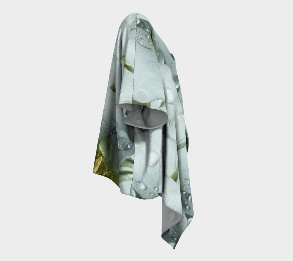 Aperçu de Mariposa Morning Dewdrop Draped Kimono #3