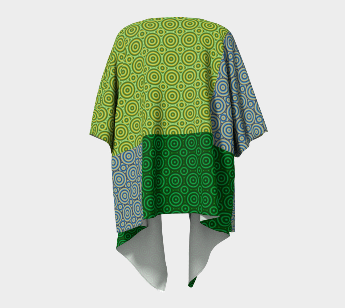 Mind Bend Patches Draped Kimono preview #4