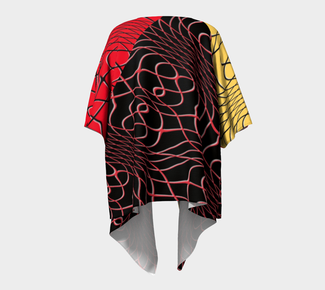 Tattoo Twist Draped Kimono preview #4