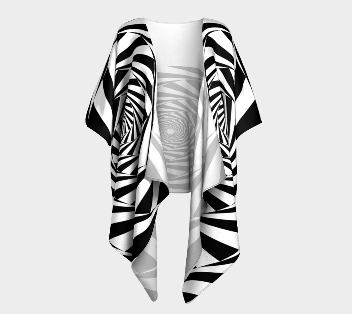 Hypnotic Draped Kimono preview #1