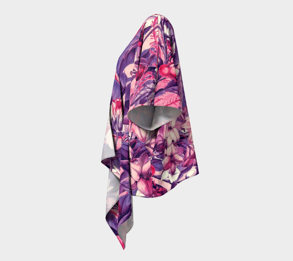fruits and flowers draped kimono preview #2