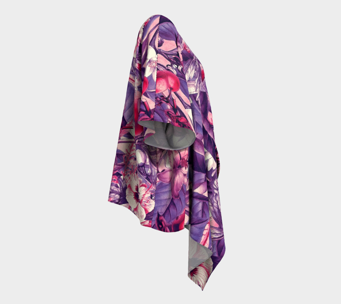 fruits and flowers draped kimono preview #3