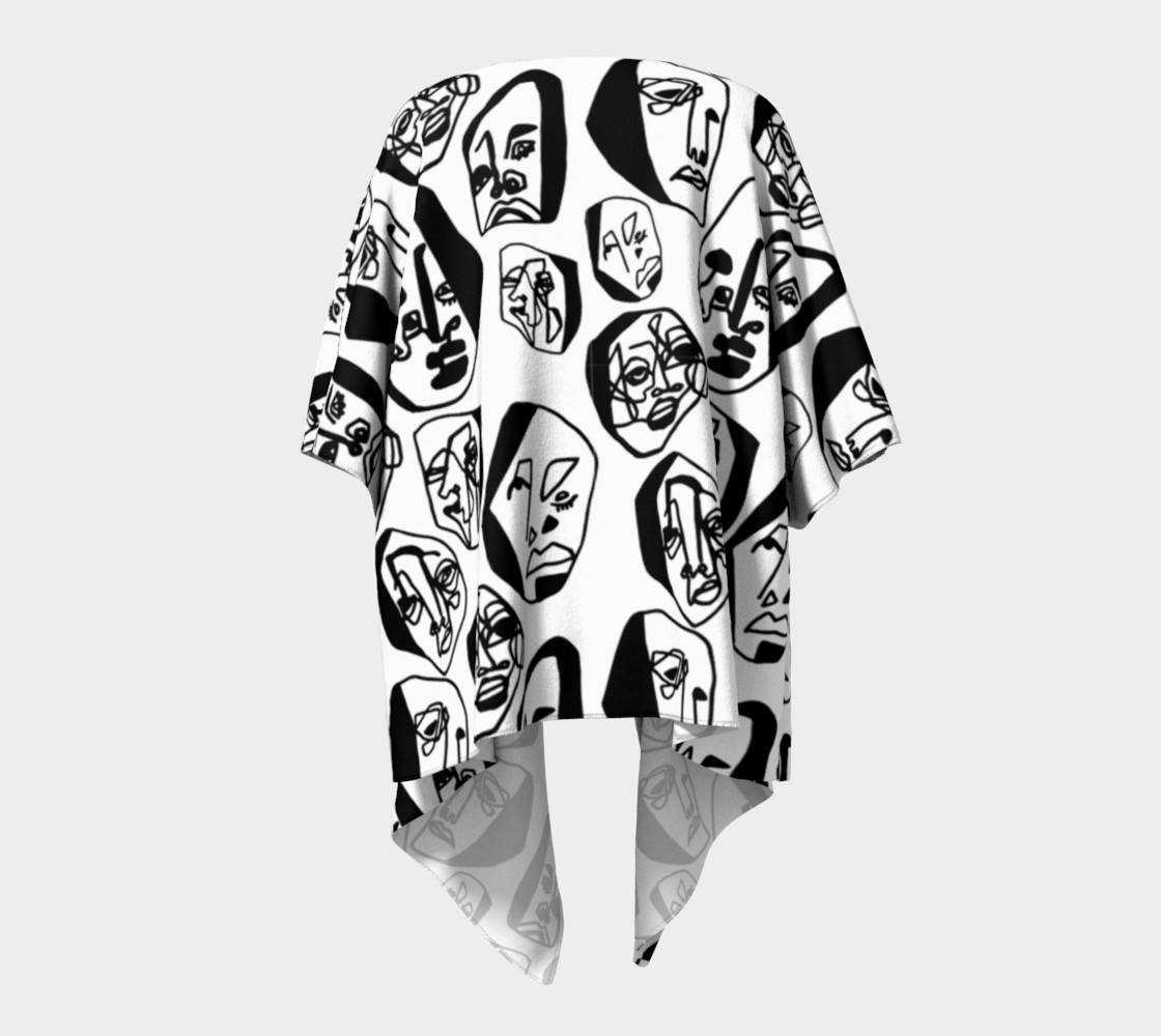 7 FACES OF CURSE KIMONO DRAPED preview #4