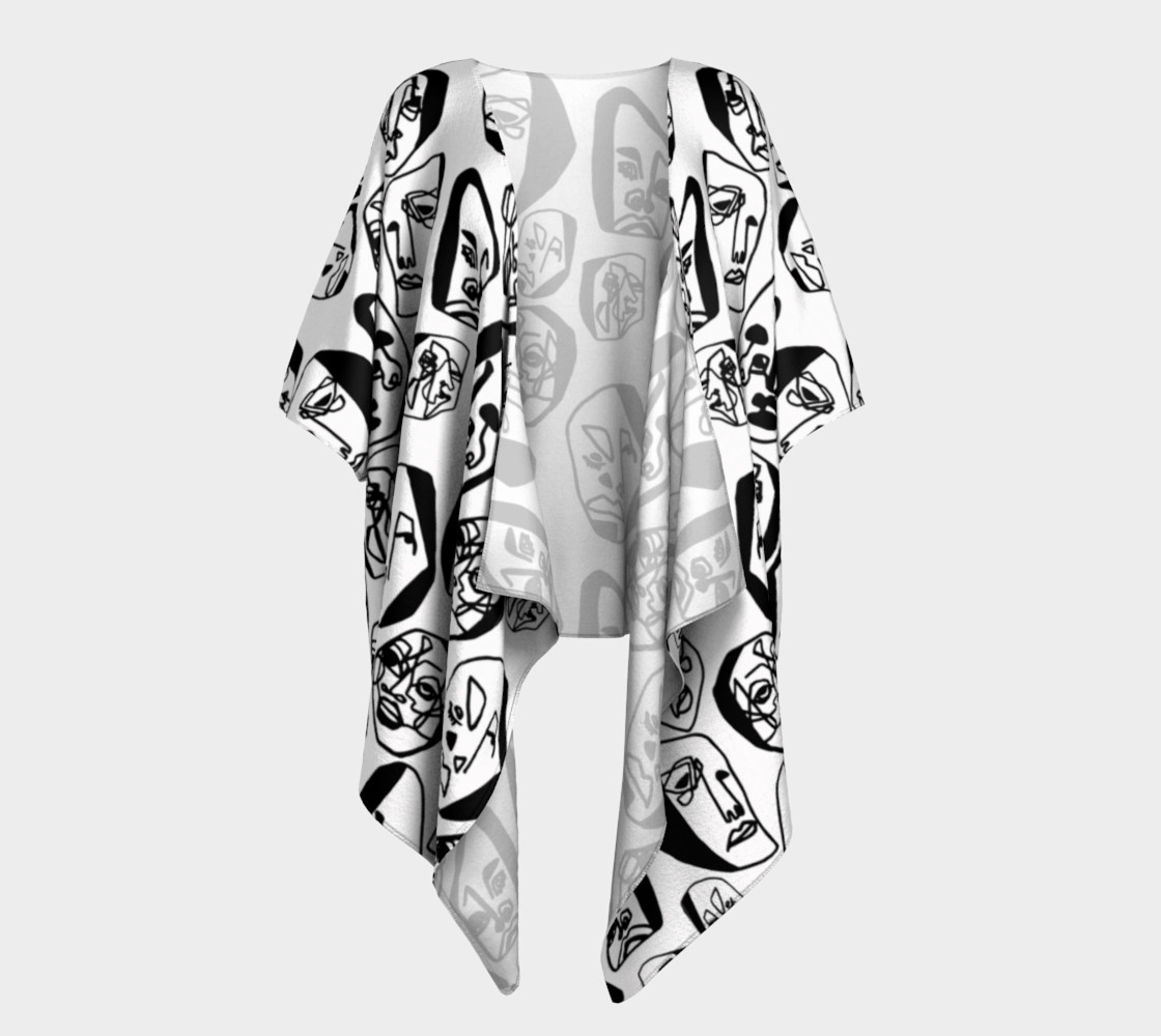 7 FACES OF CURSE KIMONO DRAPED preview #1