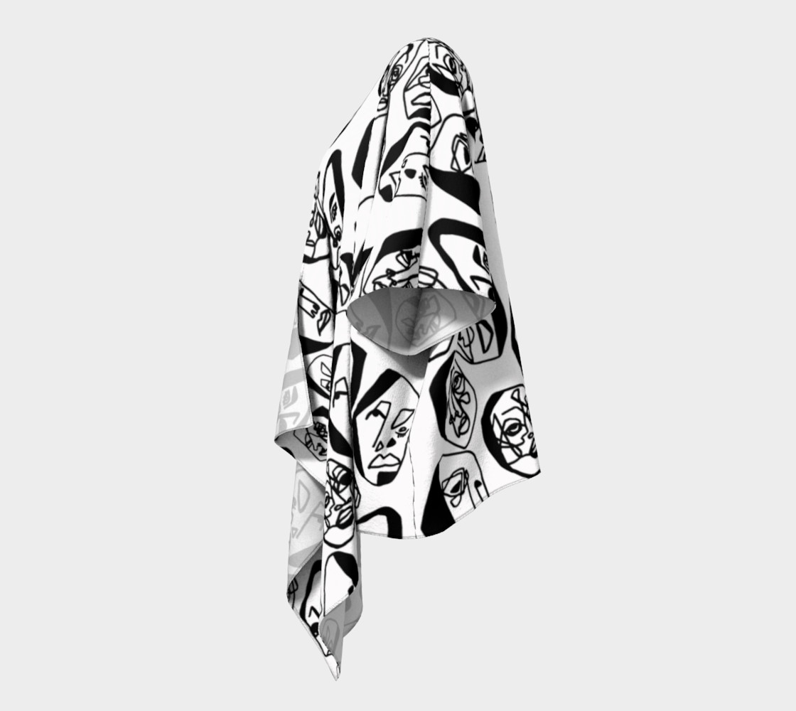 7 FACES OF CURSE KIMONO DRAPED preview #2