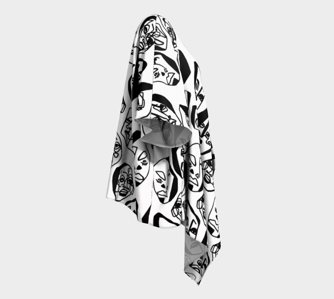 7 FACES OF CURSE KIMONO DRAPED preview #3