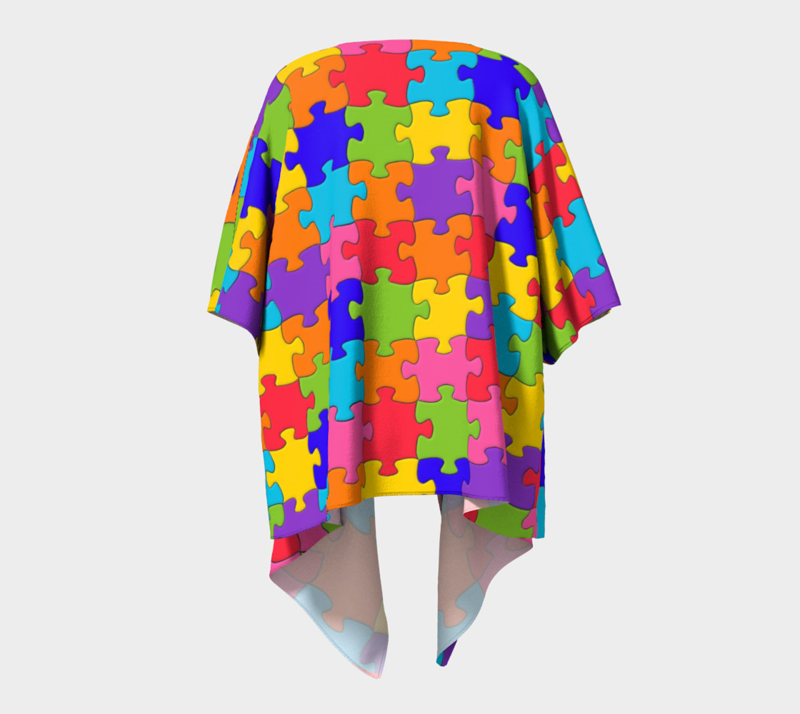 Funny Colorful Jigsaw Puzzle Pieces preview #4