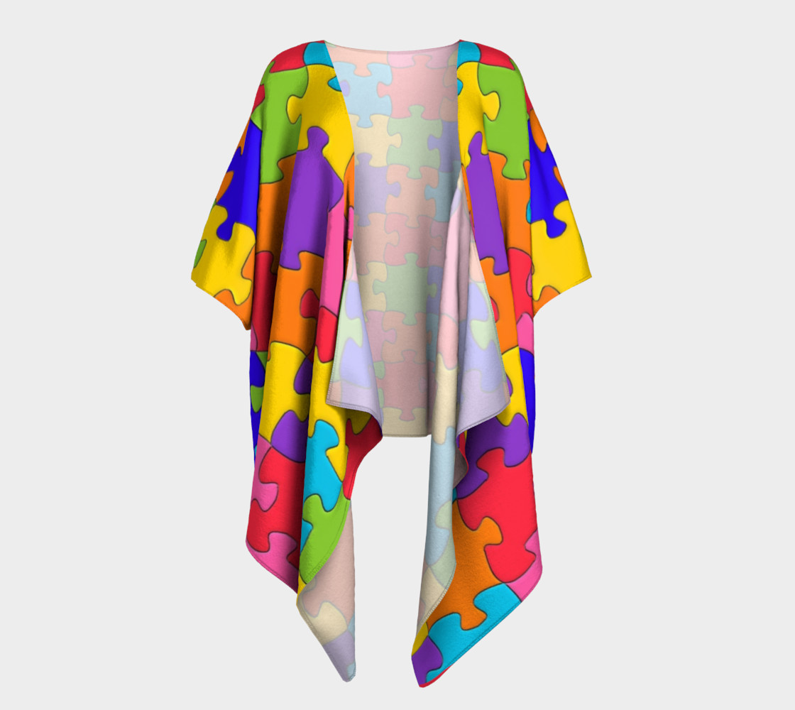Funny Colorful Jigsaw Puzzle Pieces preview #1