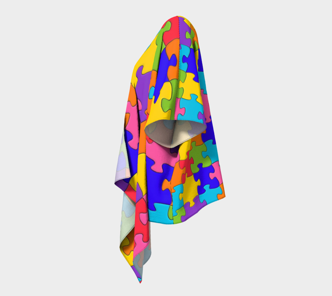 Funny Colorful Jigsaw Puzzle Pieces preview #2