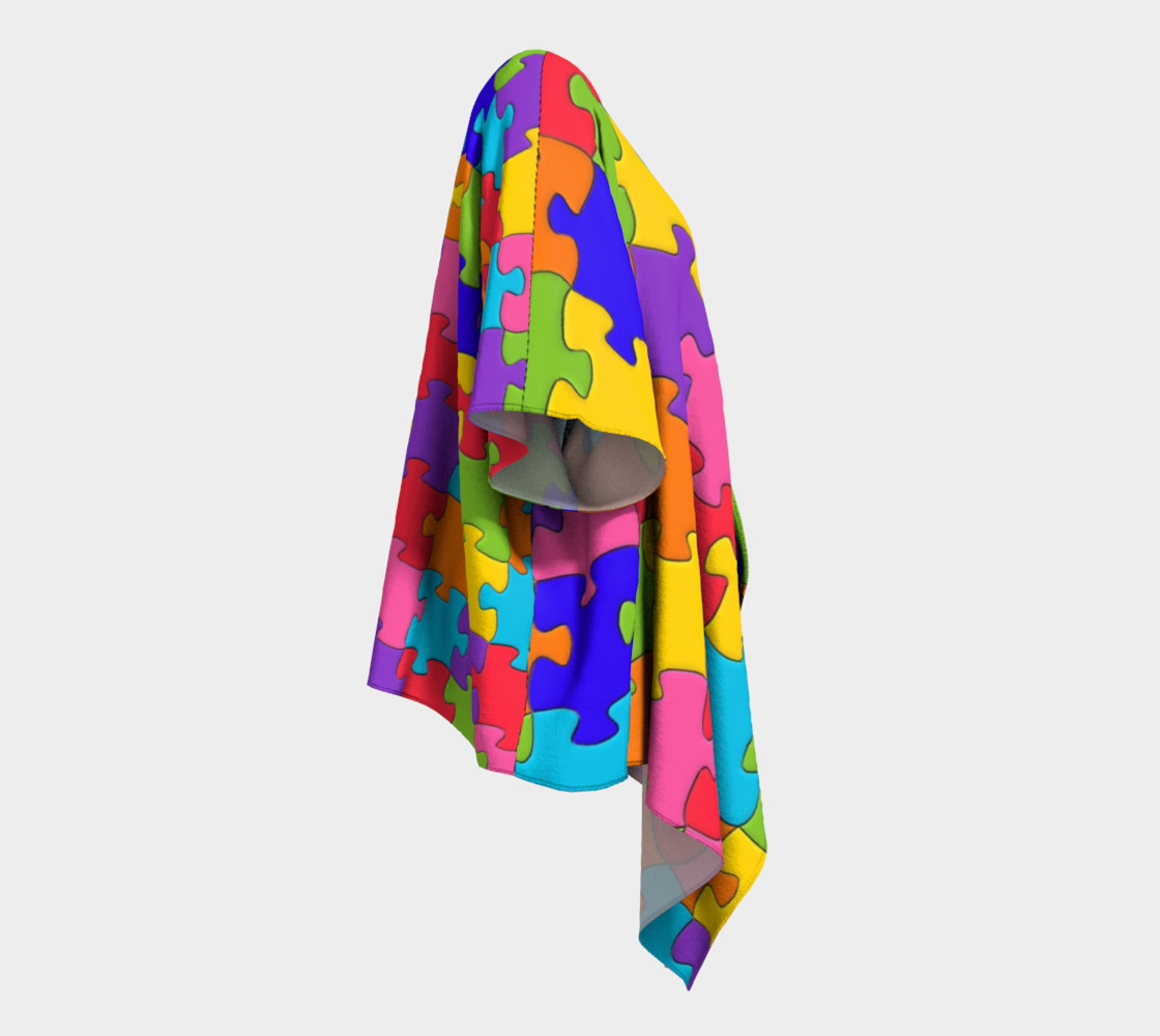 Funny Colorful Jigsaw Puzzle Pieces preview #3