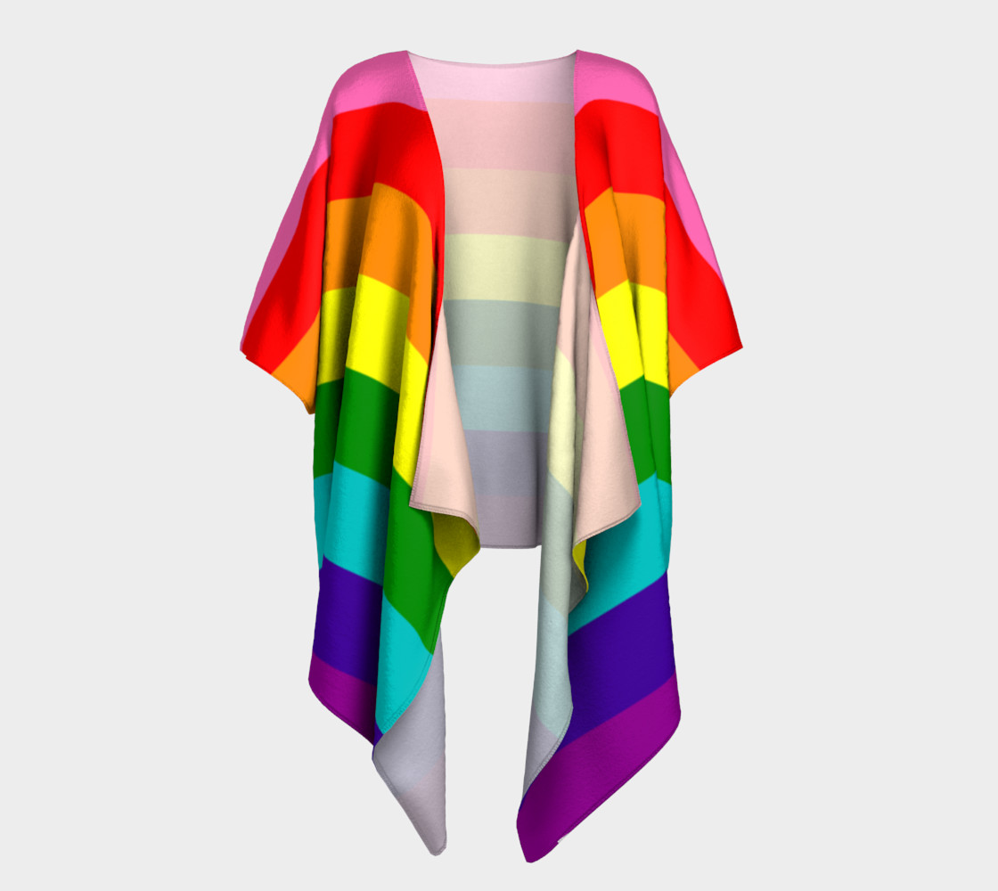 Rainbow Flag Original 8 Stripes Pattern LGBT Pride preview #1