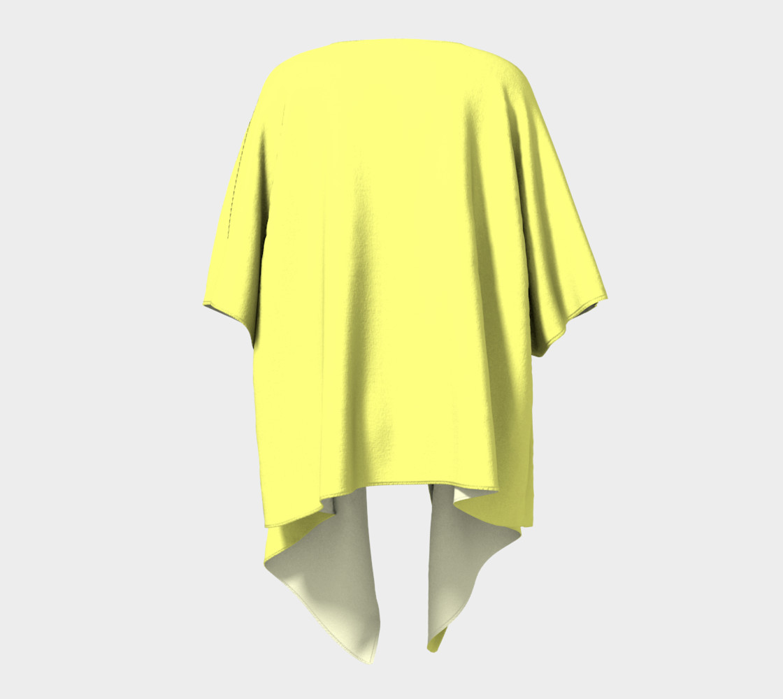 Canary Draped Kimono preview #4