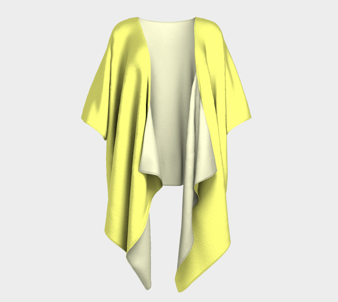 Canary Draped Kimono preview #1
