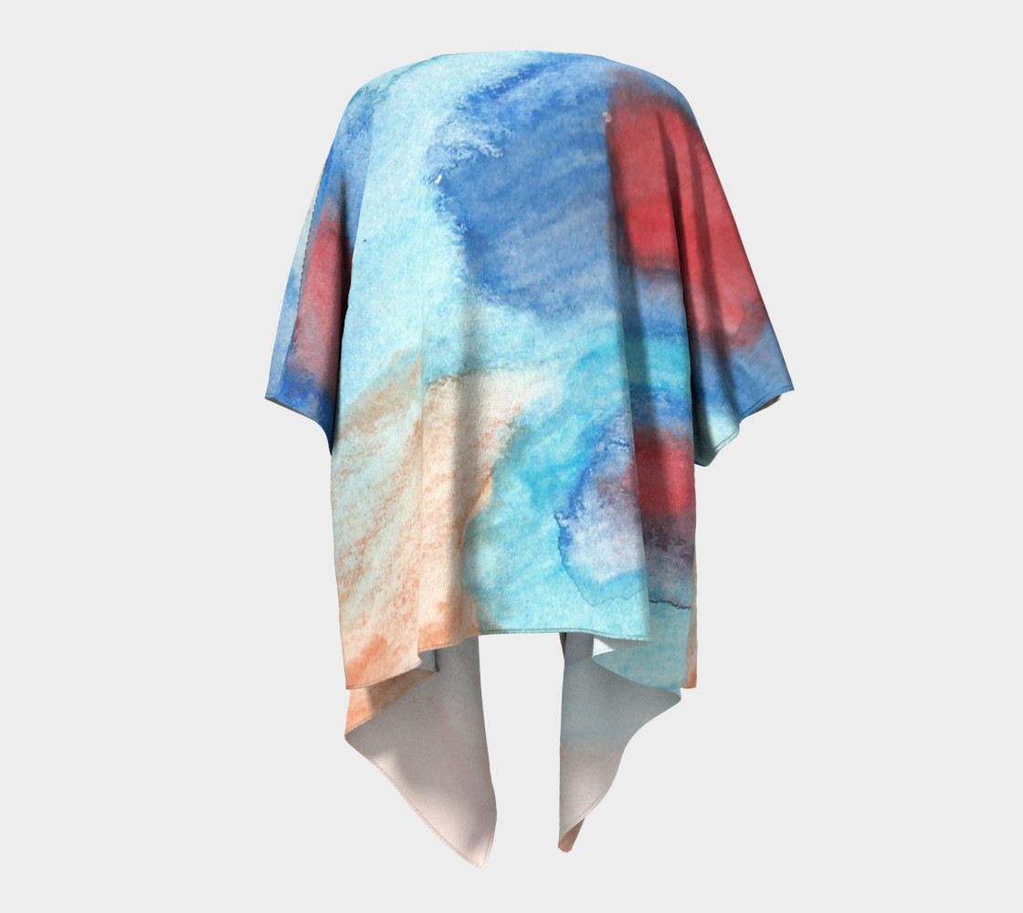 Flowers of Another Kind Draped Kimono preview #4