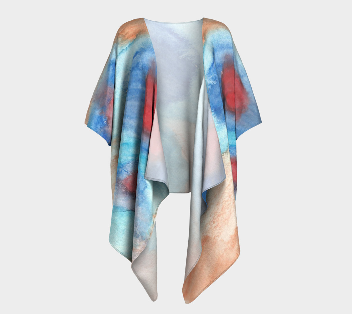 Flowers of Another Kind Draped Kimono preview #1