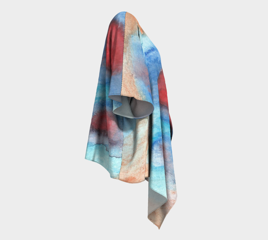 Flowers of Another Kind Draped Kimono preview #3