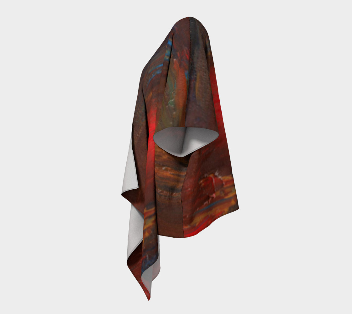 Crimson Ocean Kimono Robe preview #2