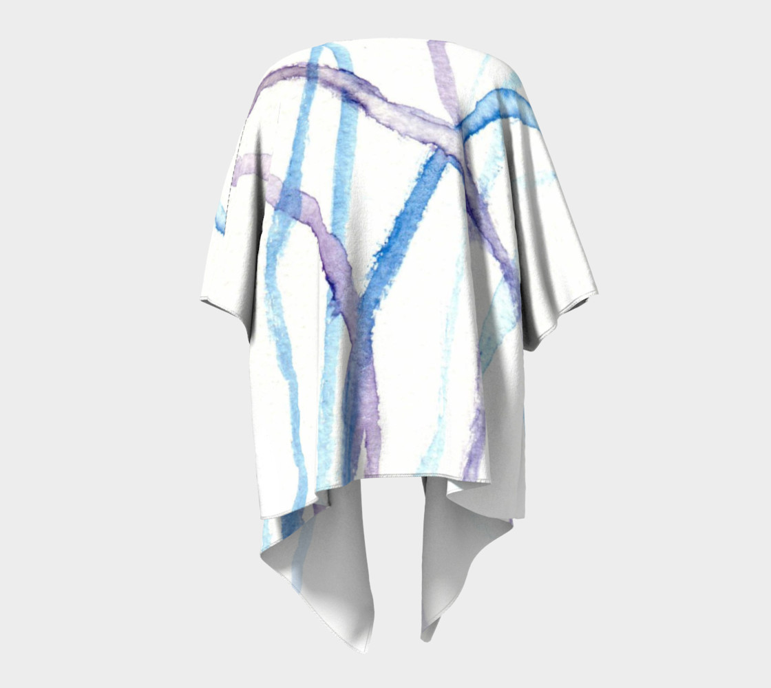 Lines Draped Kimono preview #4