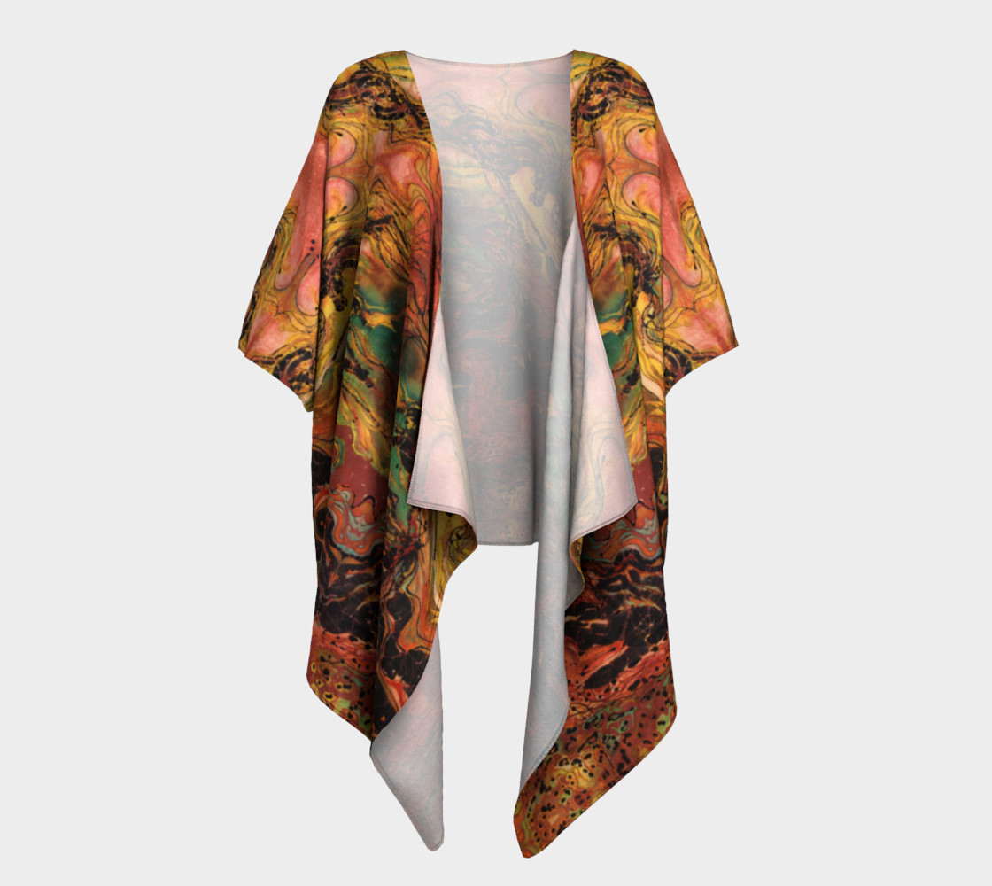 Caught in the Thunderstorm Draped Kimono preview #1