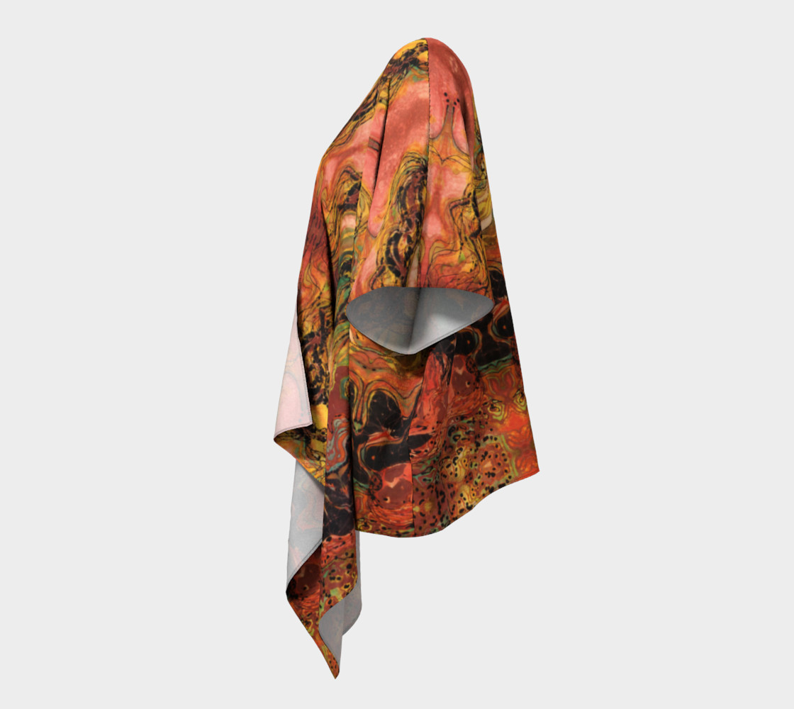 Caught in the Thunderstorm Draped Kimono preview #2