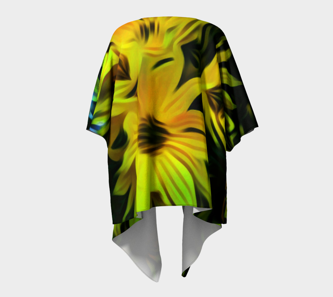 Spring Explosion Draped Kimono preview #4