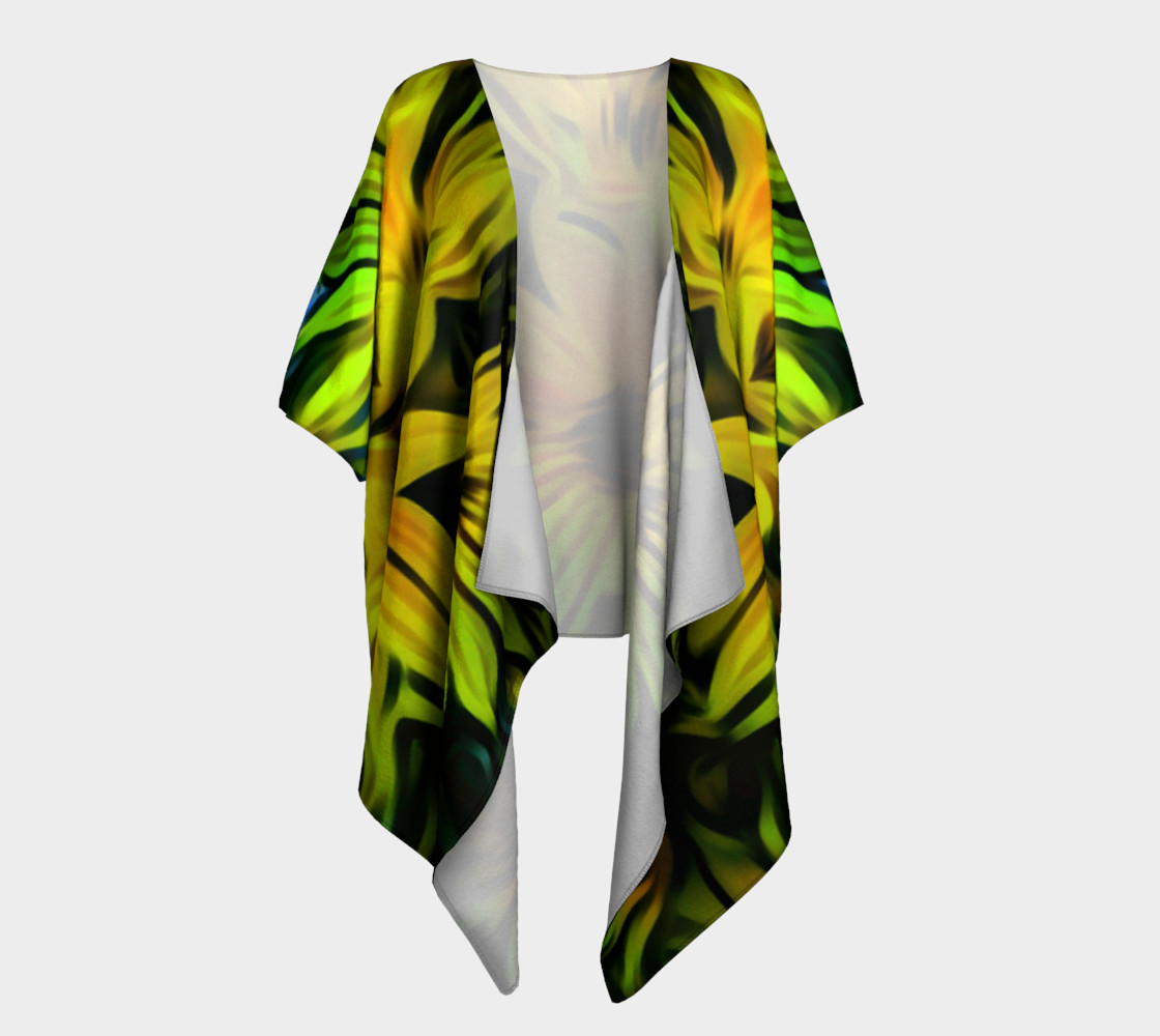 Spring Explosion Draped Kimono preview #1