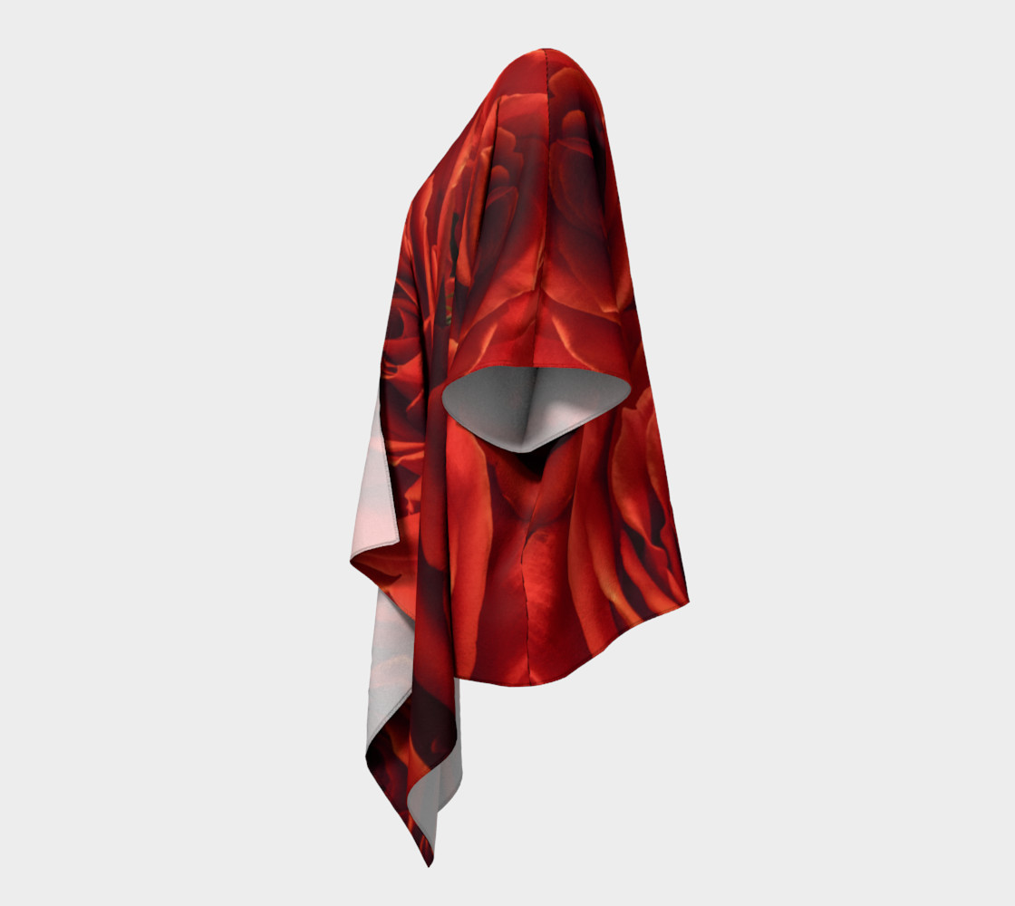 Velvet Rose Draped Kimono preview #2
