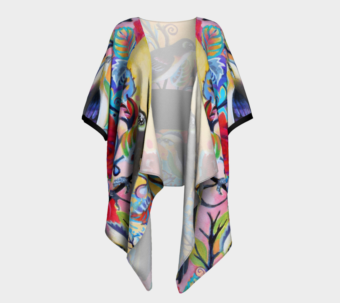 Bohemian Songbird Draped Kimono preview #1
