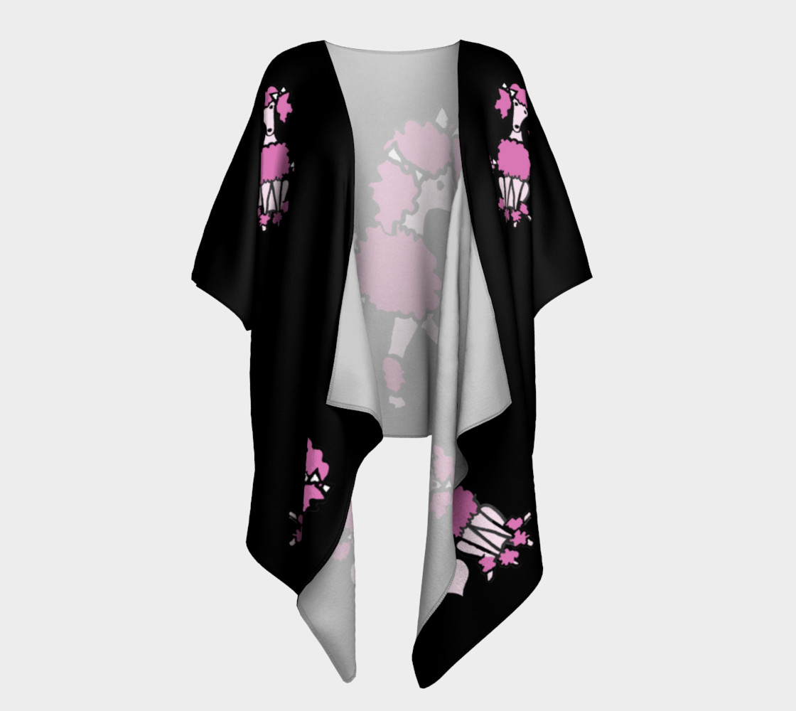 Vintage Kimono Poodle Pink preview #1
