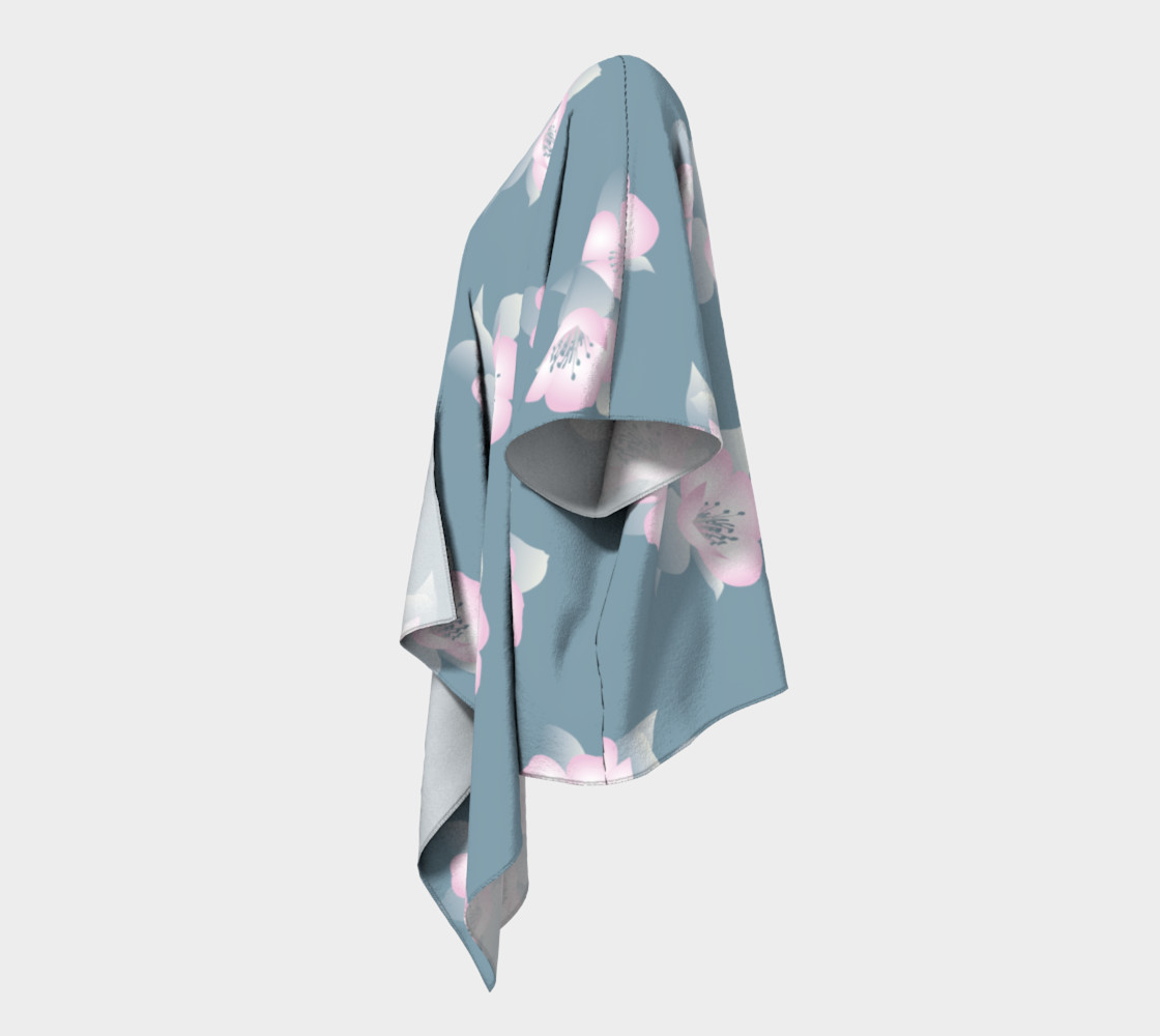 Wildflower Spirit Draped Silk Kimono preview #2