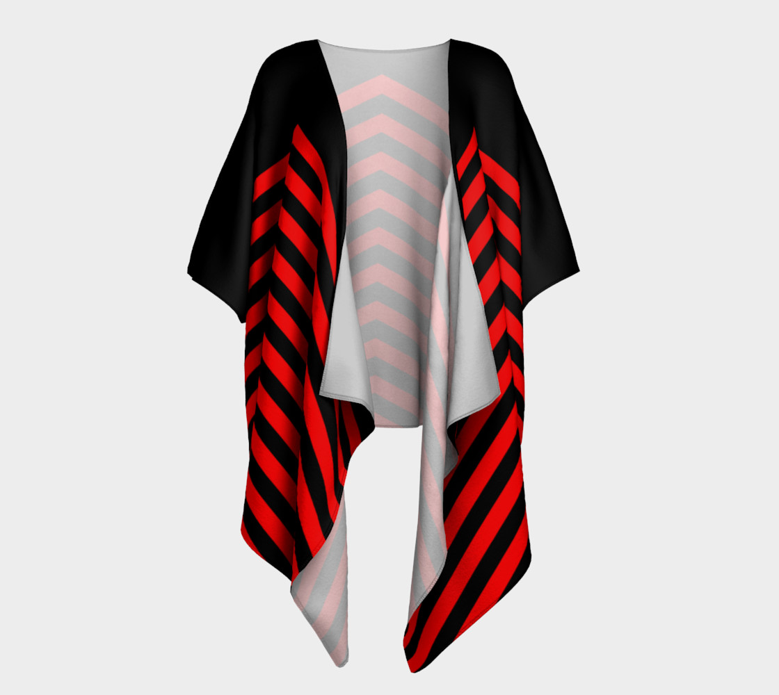 Stripes Collection - Triangle Stripes - Red preview #1