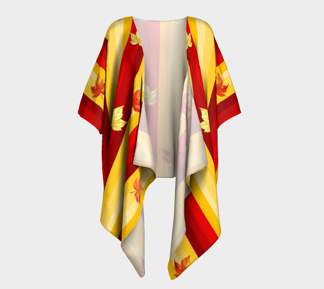 autumn leaves and stripes preview #1