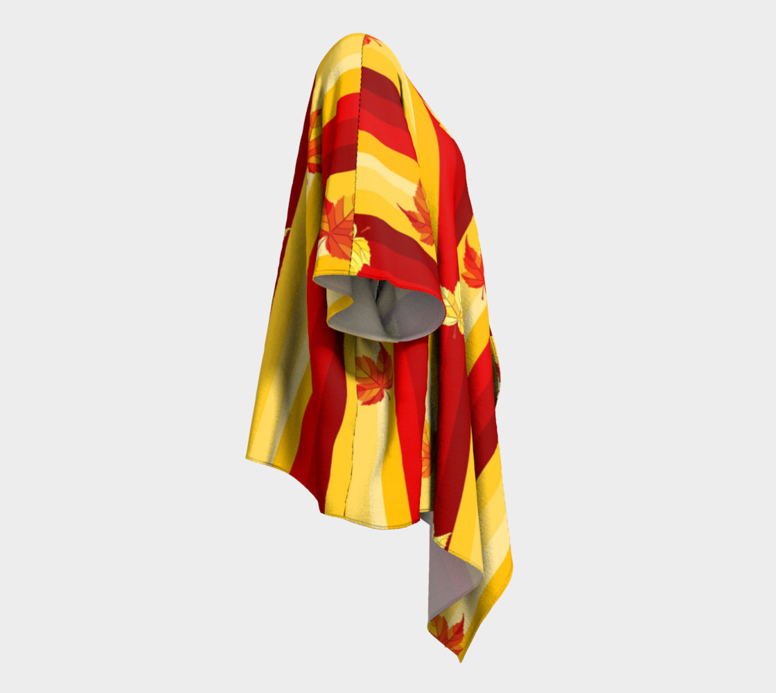 autumn leaves and stripes preview #3