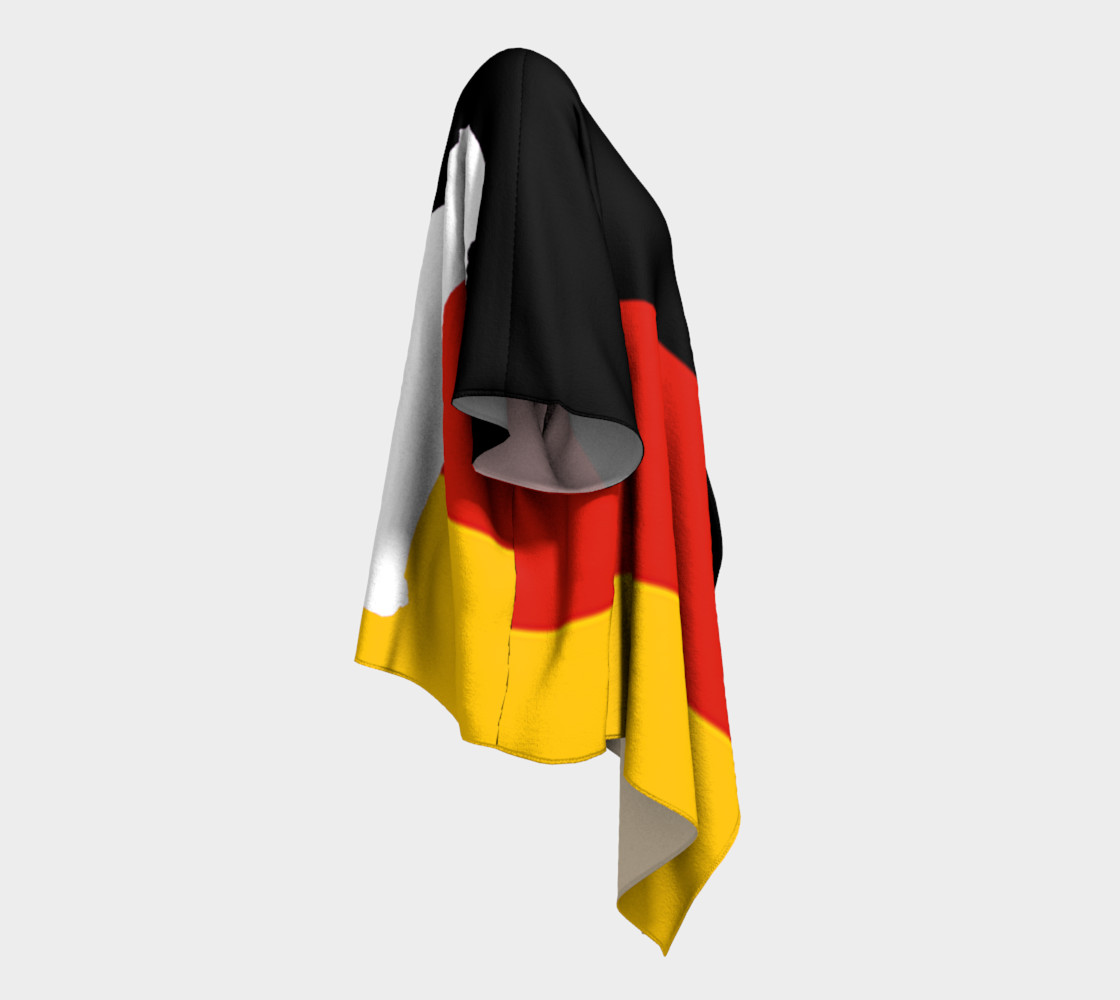 german wirehaired pointer silhouette on flag preview #3