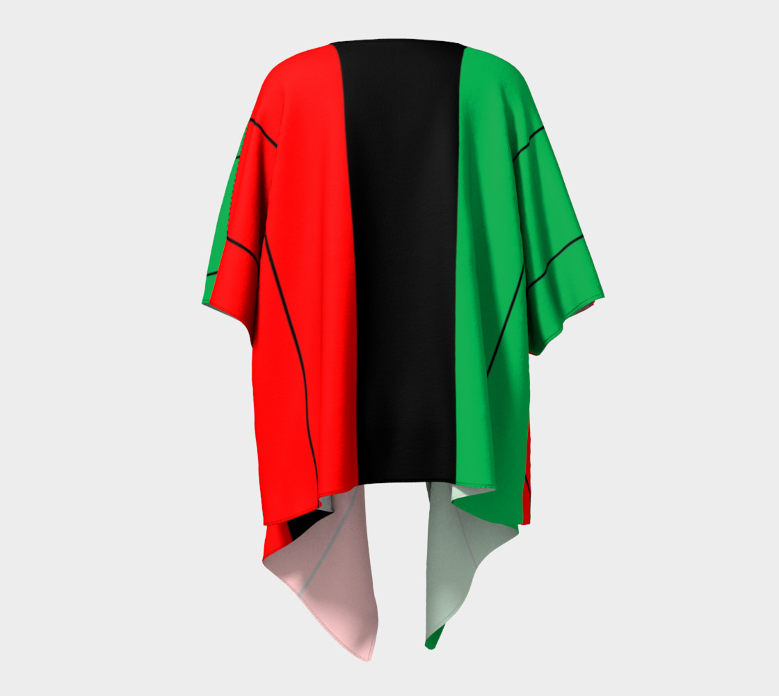 Kwanzaa Striped Pattern Red Black Green preview #4