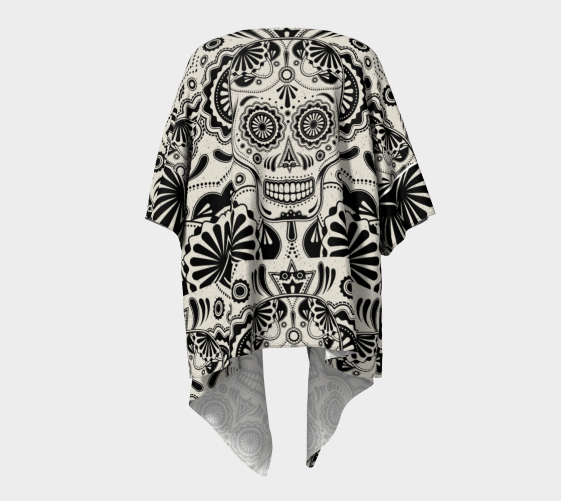 Sugar Skull Aztec Art Day of the Dead preview #4