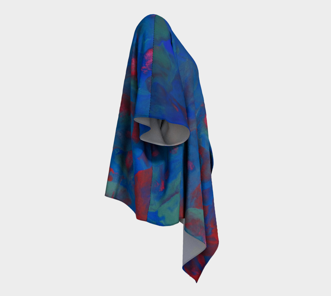 Roses of the Sea Draped Kimono preview #3